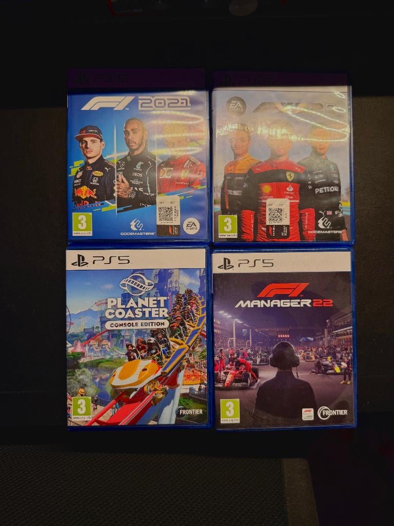 PS5 F1 games & Planet Coaster, Verzenden, Zo goed als nieuw, Playstation 5