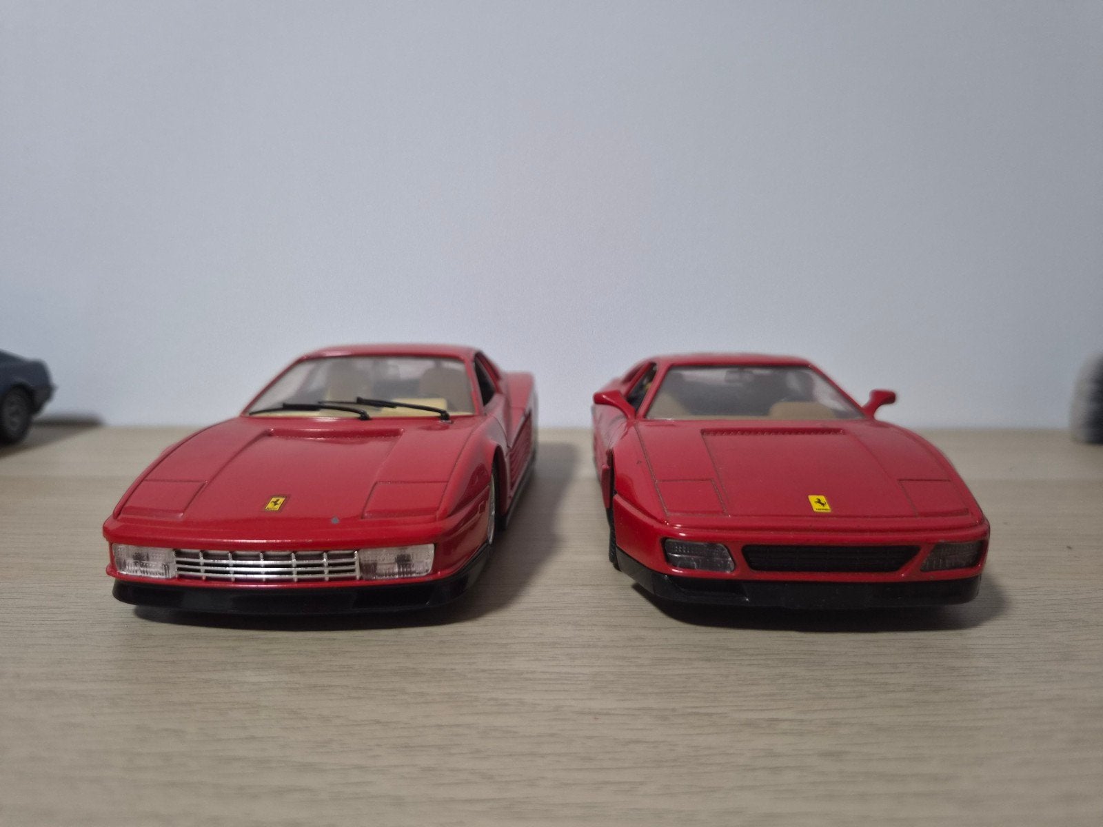Set van 2 Ferrari modelauto's (Testarossa & 348), Hobby en Vrije tijd, Ophalen of Verzenden, Gebruikt, Auto, Bburago