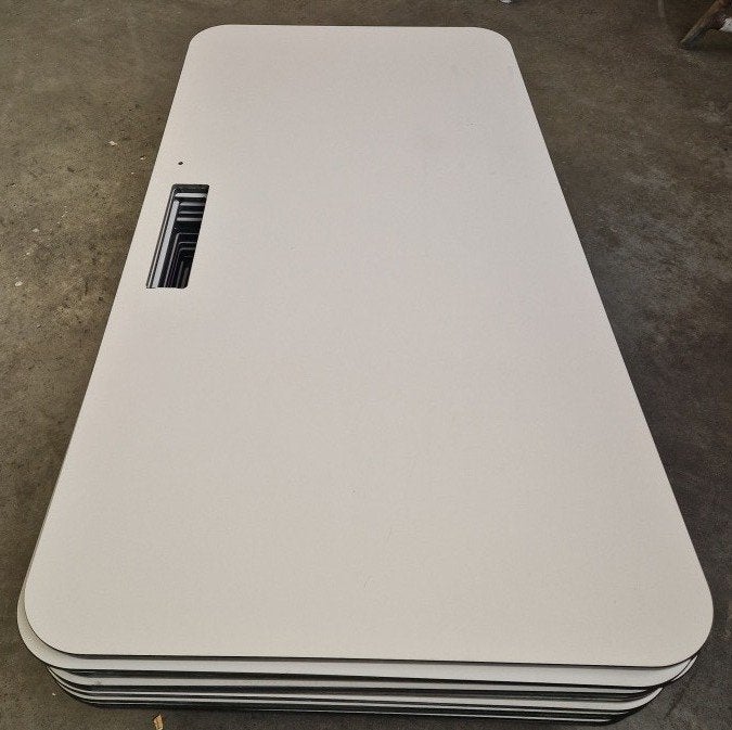 Trespa platen 26 stuks -160cm / 85 cm, 10 mm dik, Doe-het-zelf en Verbouw, Platen en Panelen, Ophalen, HPL, Gebruikt, HPL material