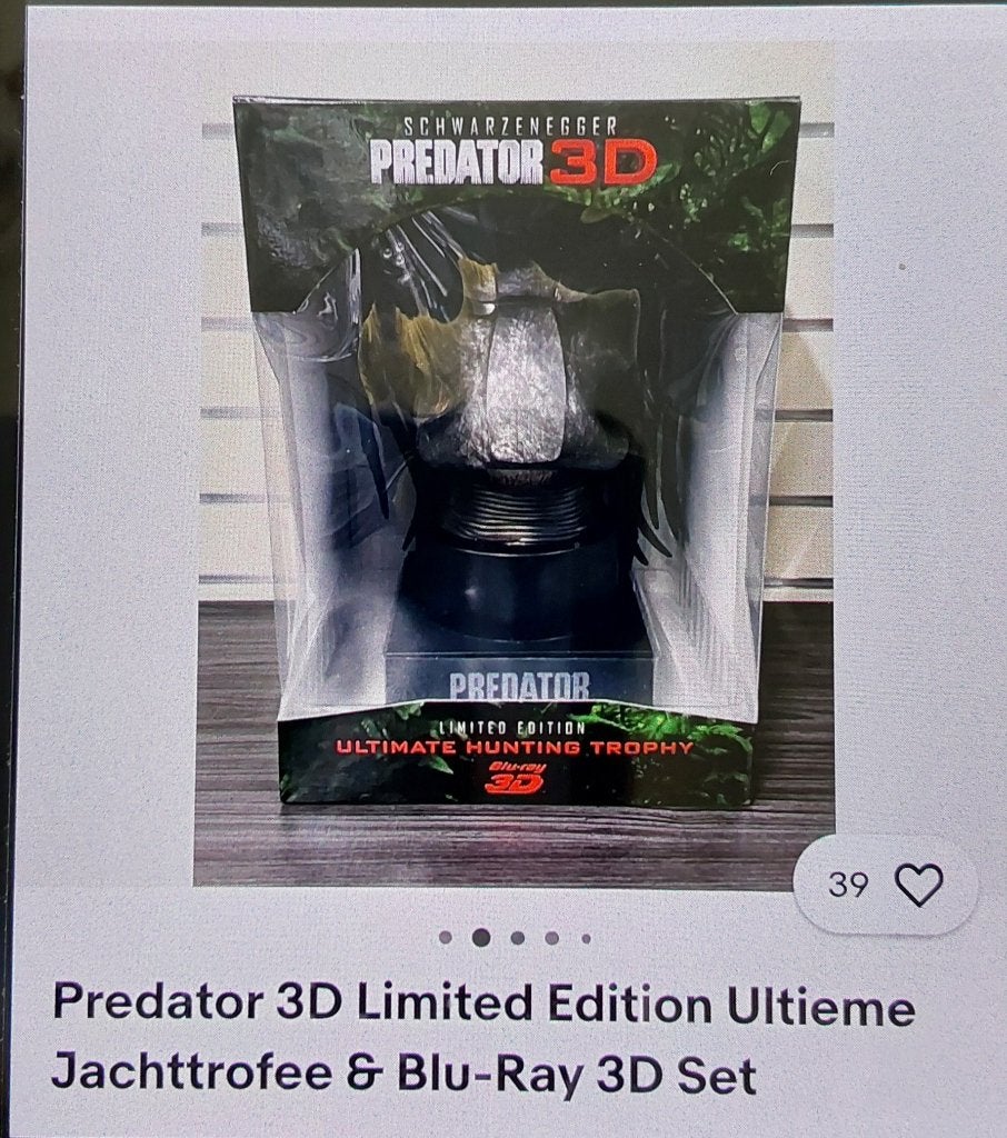 Predator 3D Limited Edition Jachttrofee, Engels, Speciale editie, Actie, Ophalen of Verzenden