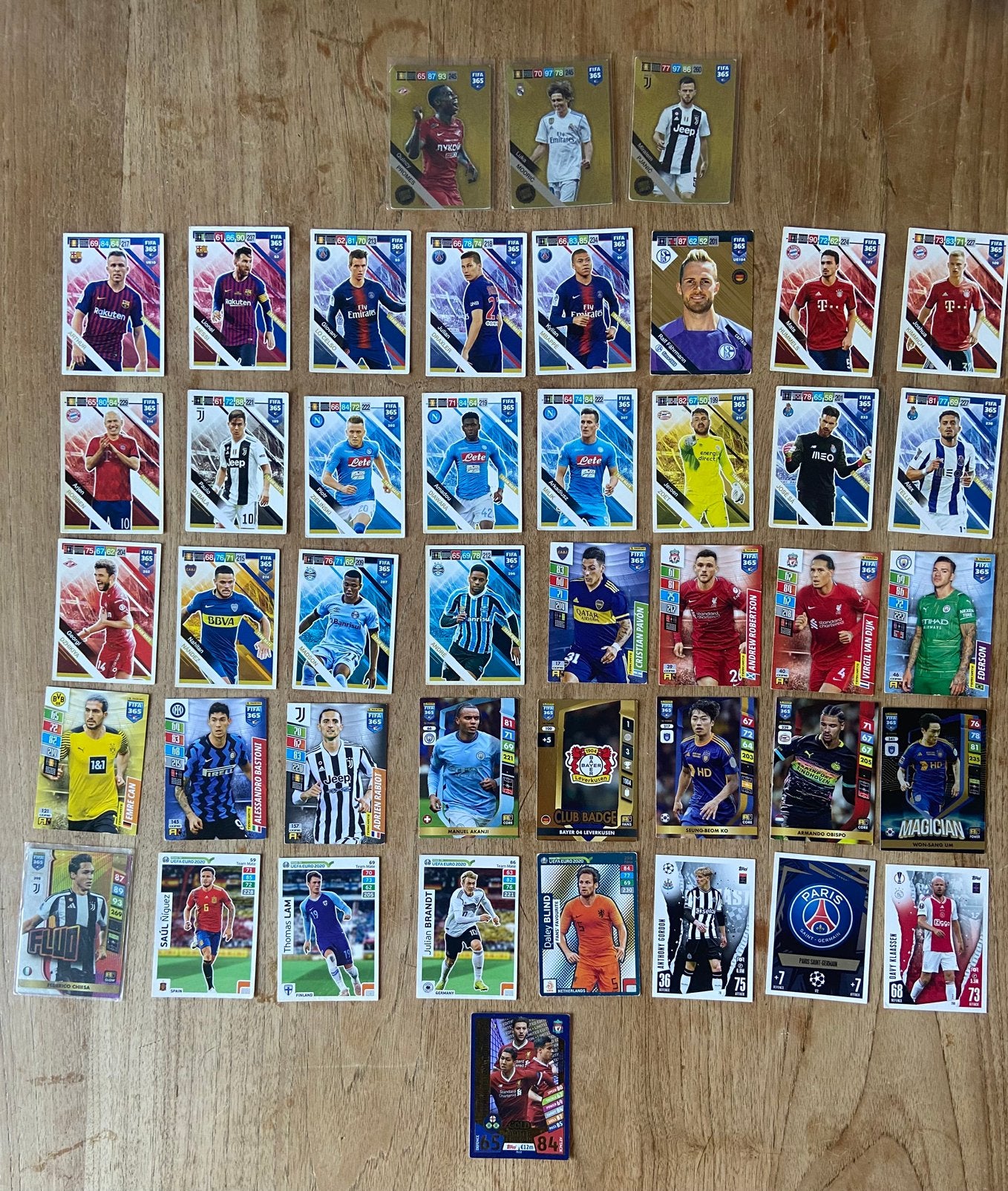 Adrenalyn XL & Match Attax 44 kaarten + Limited Editions, Ophalen of Verzenden, Zo goed als nieuw, Buitenlandse clubs, Spelerskaart
