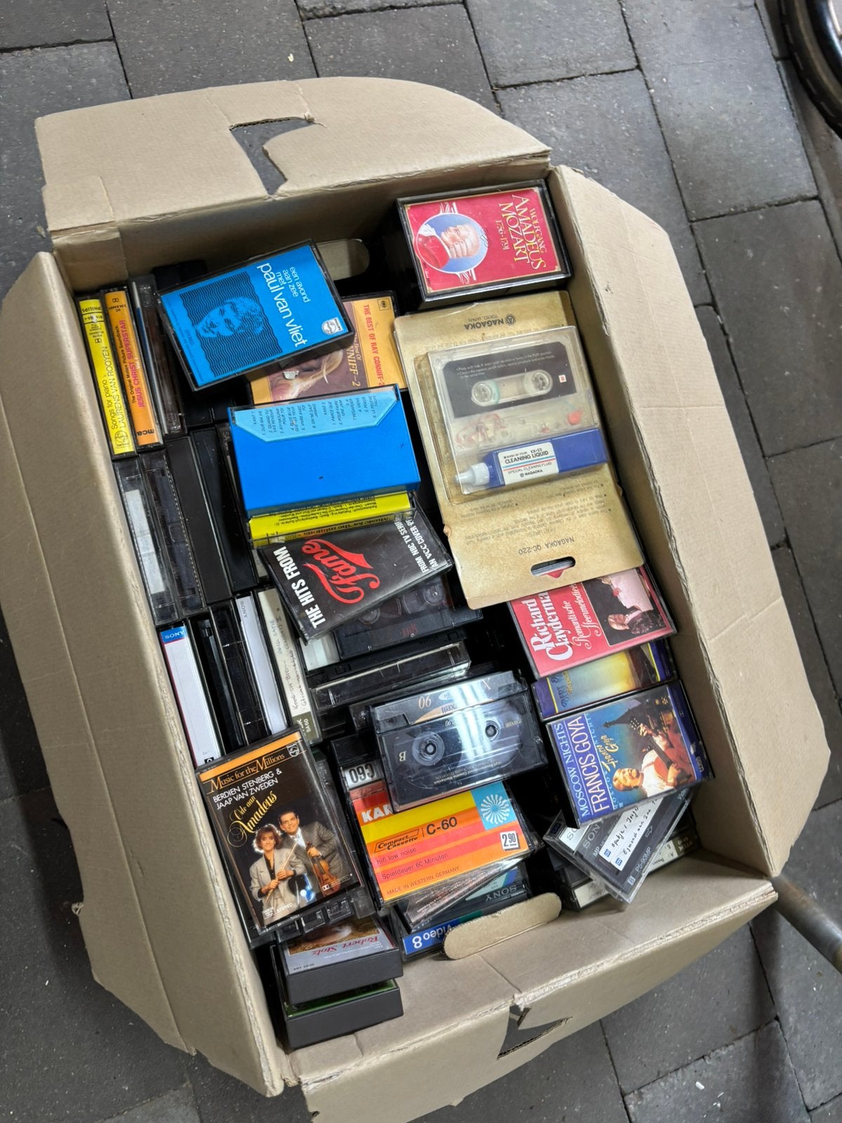 Lot 300+ cassettebandjes divers gebruikt, Ophalen, Gebruikt, ., Overige genres