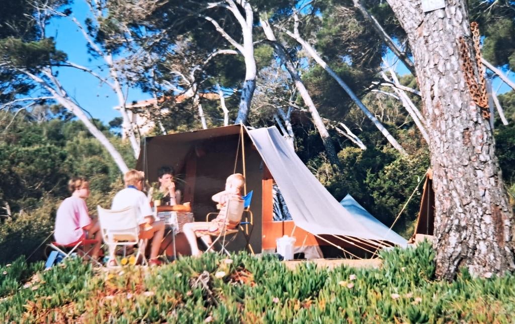 Randstad tent Hermelijn, Caravans en Kamperen, Tenten, Ophalen, Gebruikt, Tot en met 2