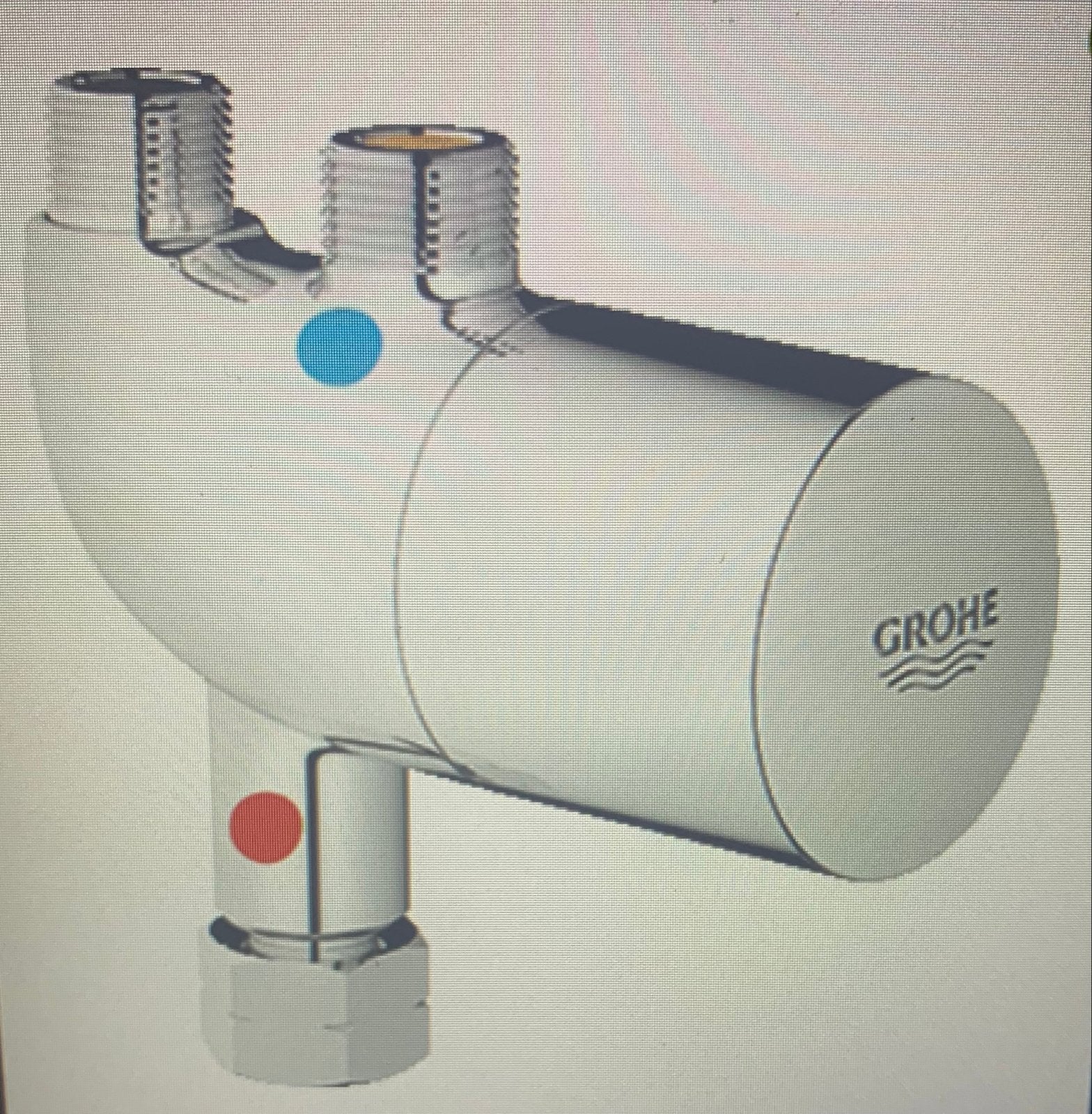 Grohe Grohtherm Micro Mengventiel / Mengkraan, Ophalen, Nieuw, Chroom, Kraan