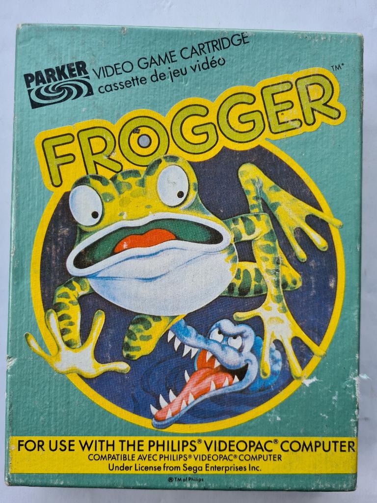PHILIPS VIDEOPAC FROGGER, Gebruikt, 1 speler, Ophalen of Verzenden, Vanaf 3 jaar