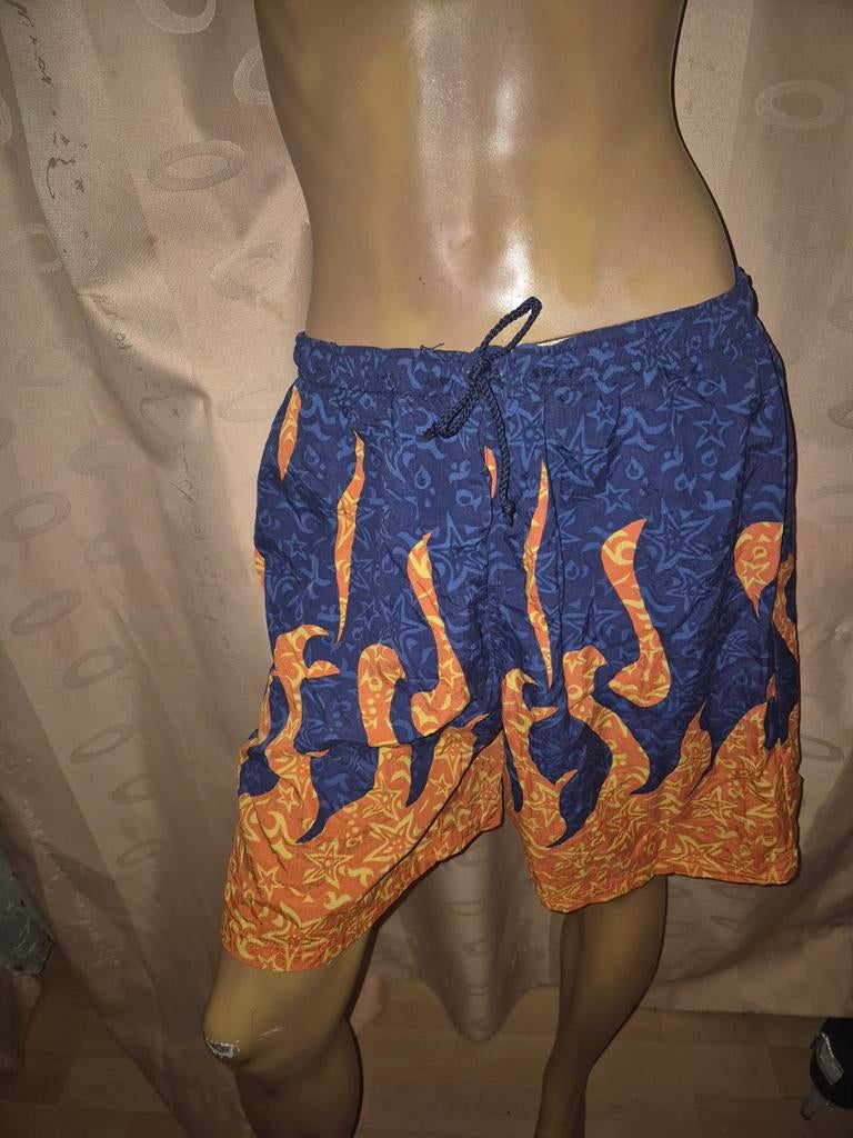 Zwemshort met vlammenprint feroti sport XL nieuw, Overige kleuren, Ophalen of Verzenden, Zwemshort, Maat 56/58 (XL)