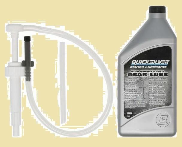 91-8M0050053 Set Quicksilver 1L staartstukolie + pomp €30,95, Ophalen of Verzenden, Nieuw, Motor en Techniek