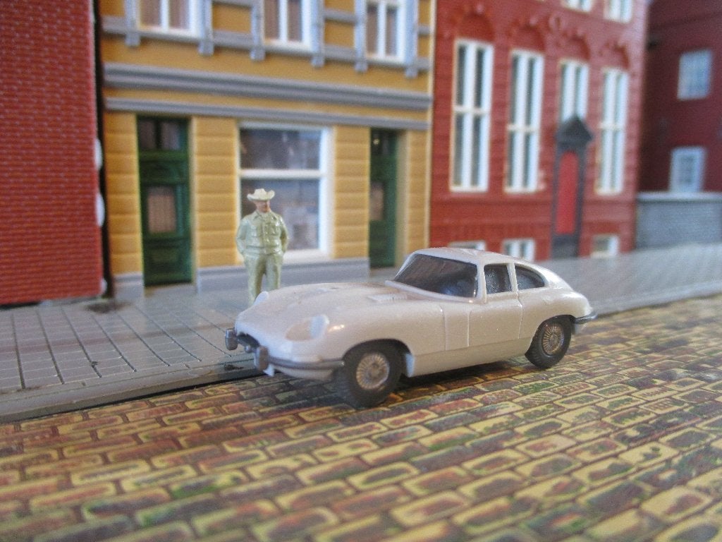 1961 Jaguar XK-E / E-Type Series 1 FHC - Wiking wit, Ophalen of Verzenden, Zo goed als nieuw, Auto, Wiking