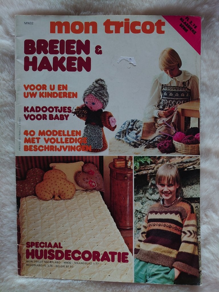 Mon Tricot breien en haken 40 modellen, Verzenden, Zo goed als nieuw, Breien, Patroon of Boek
