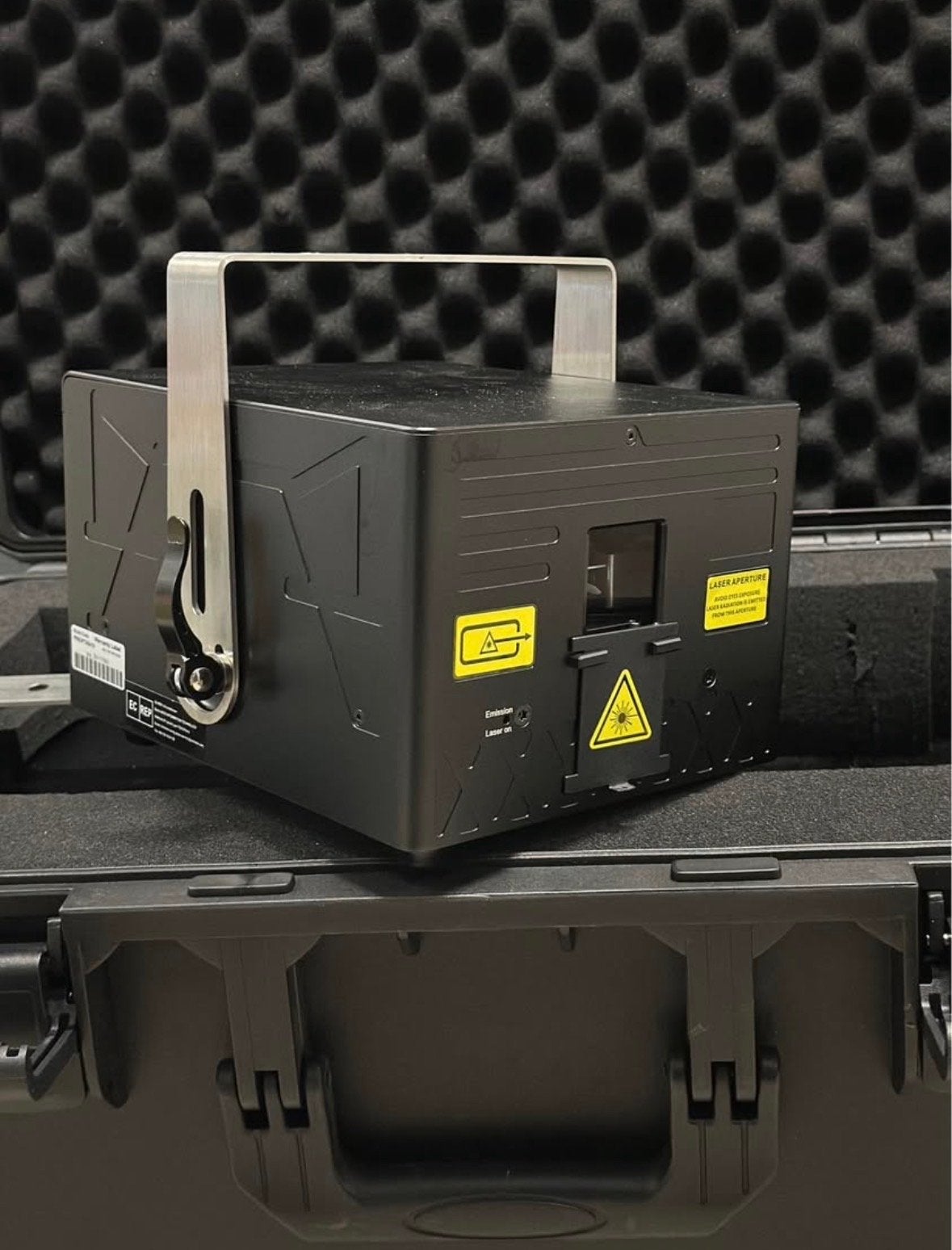 4x laser 10W RGB incl flightcase + raincover, Muziek en Instrumenten, Ophalen, Zo goed als nieuw, Laser, Kleur