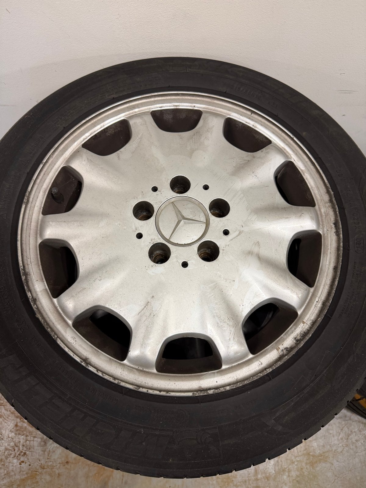 Mercedes W210 16 inch velgen 7.5J A2104010002, Ophalen, Gebruikt, 16 inch, Velg(en)