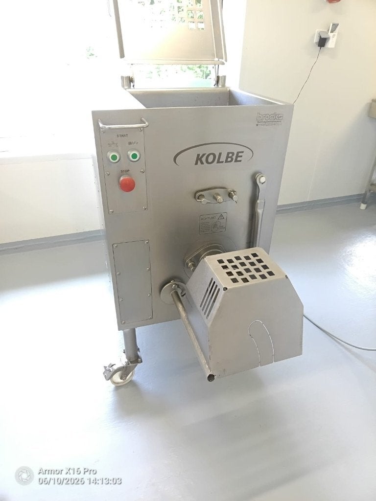 Vleesmolen / gehaktmolen Kolbe MW100, Ophalen, Metaal, Grijs, Overige merken