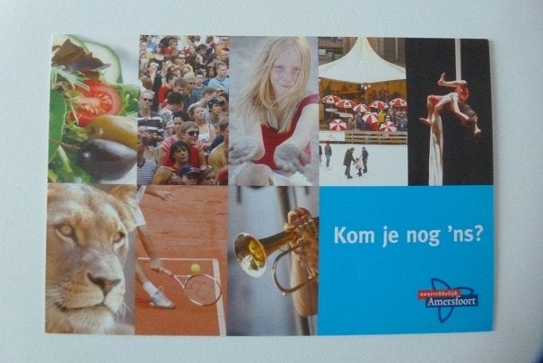 AMERSFOORT Dierenpark LAAT opblijven met de dieren, Verzamelen, Ansichtkaarten | Nederland, Ophalen, 1980 tot heden, Ongelopen