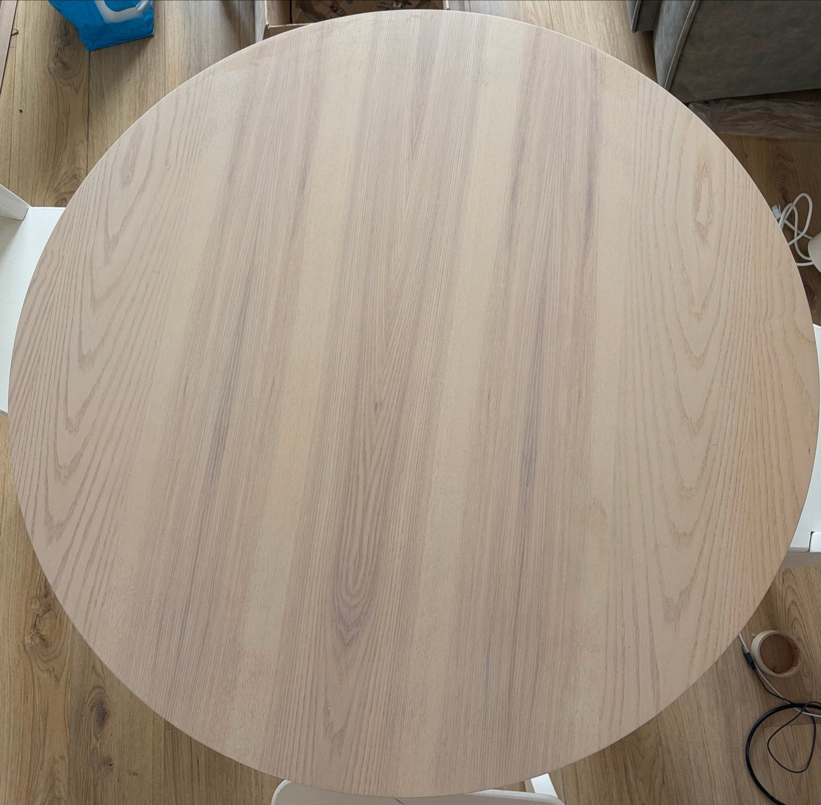 Ikea Lisabo eettafel - Zo goed als nieuw, Huis en Inrichting, Tafels | Eettafels, Ophalen, Rond, Zo goed als nieuw, Vier personen