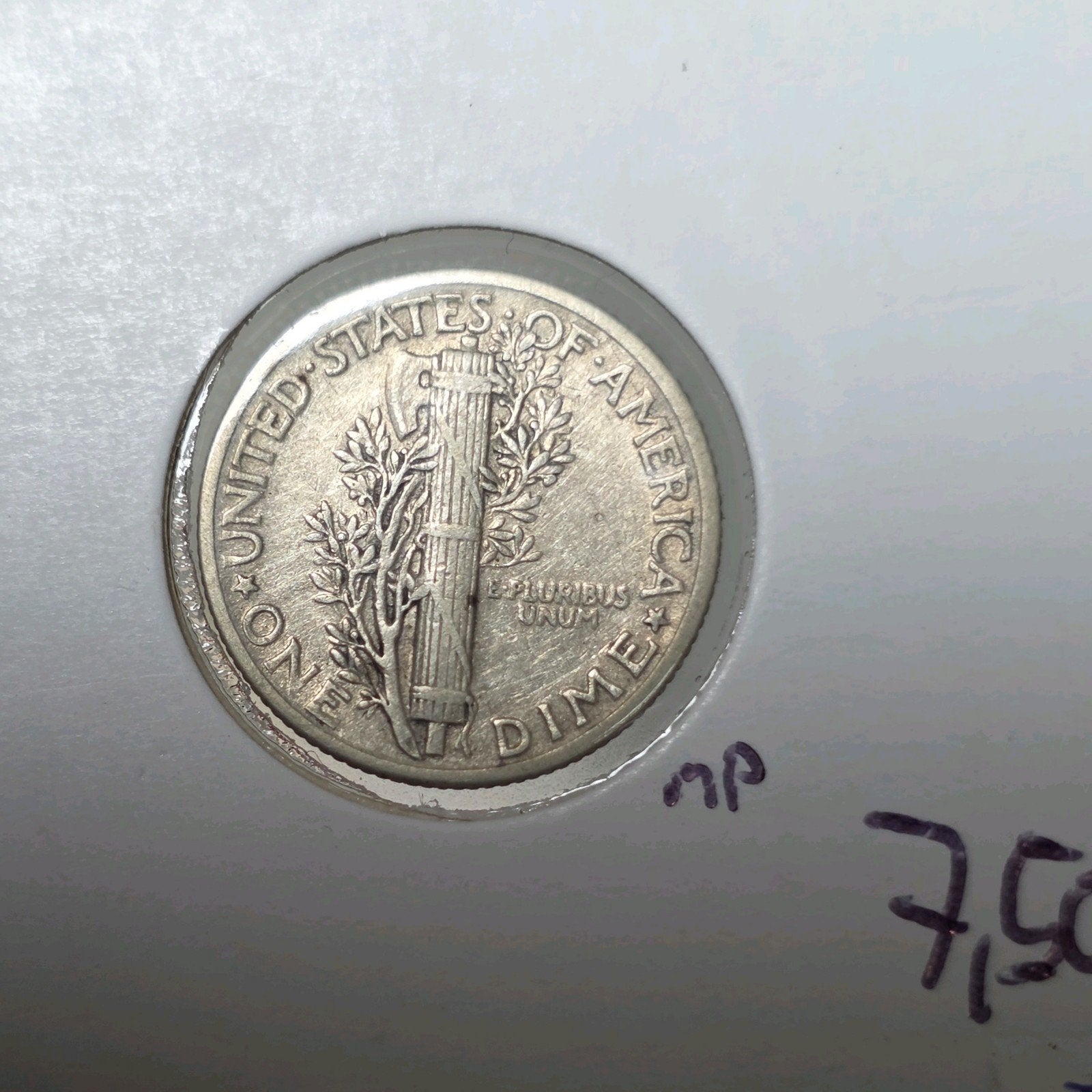 10 cent 1942 Amerika, Postzegels en Munten, Ophalen of Verzenden, Noord-Amerika, Losse munt, Zilver