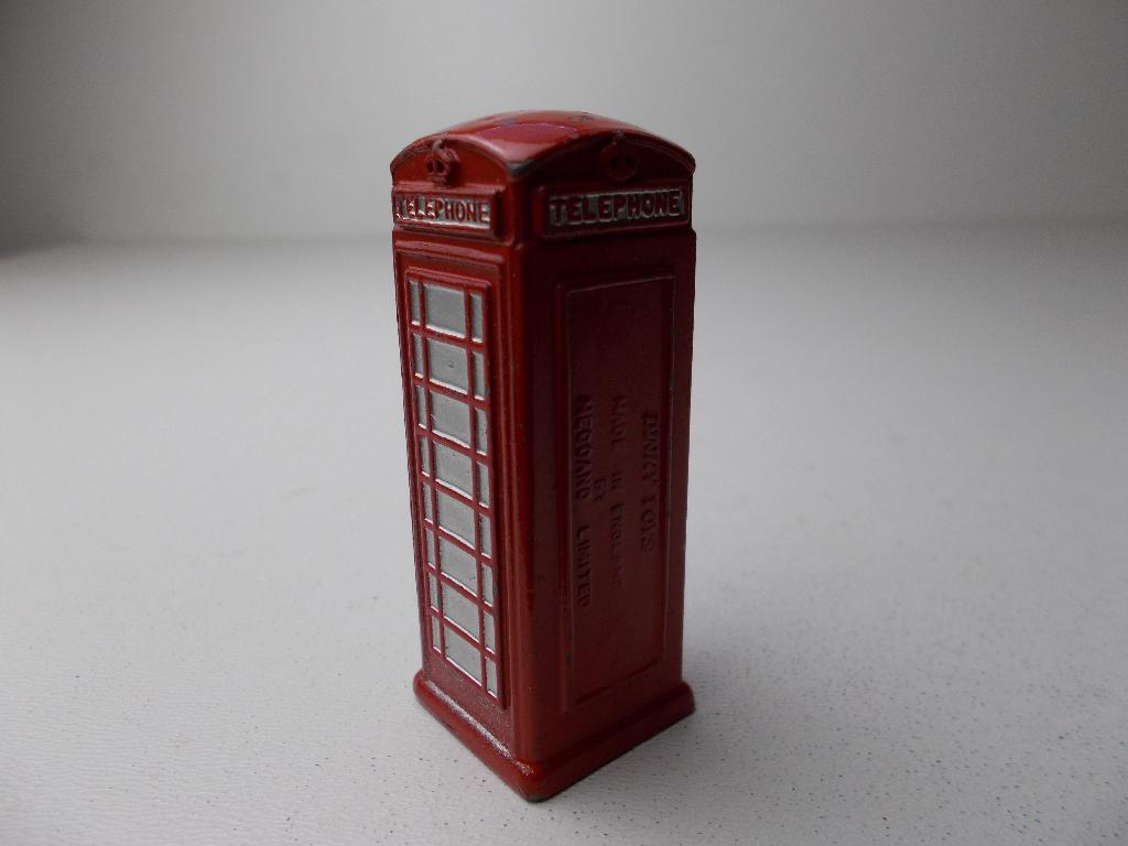 1950 Dinky Toys 750 TELEPHONE CALL BOX I.z.g.st!, Ophalen of Verzenden, Zo goed als nieuw, Overige typen, Dinky Toys