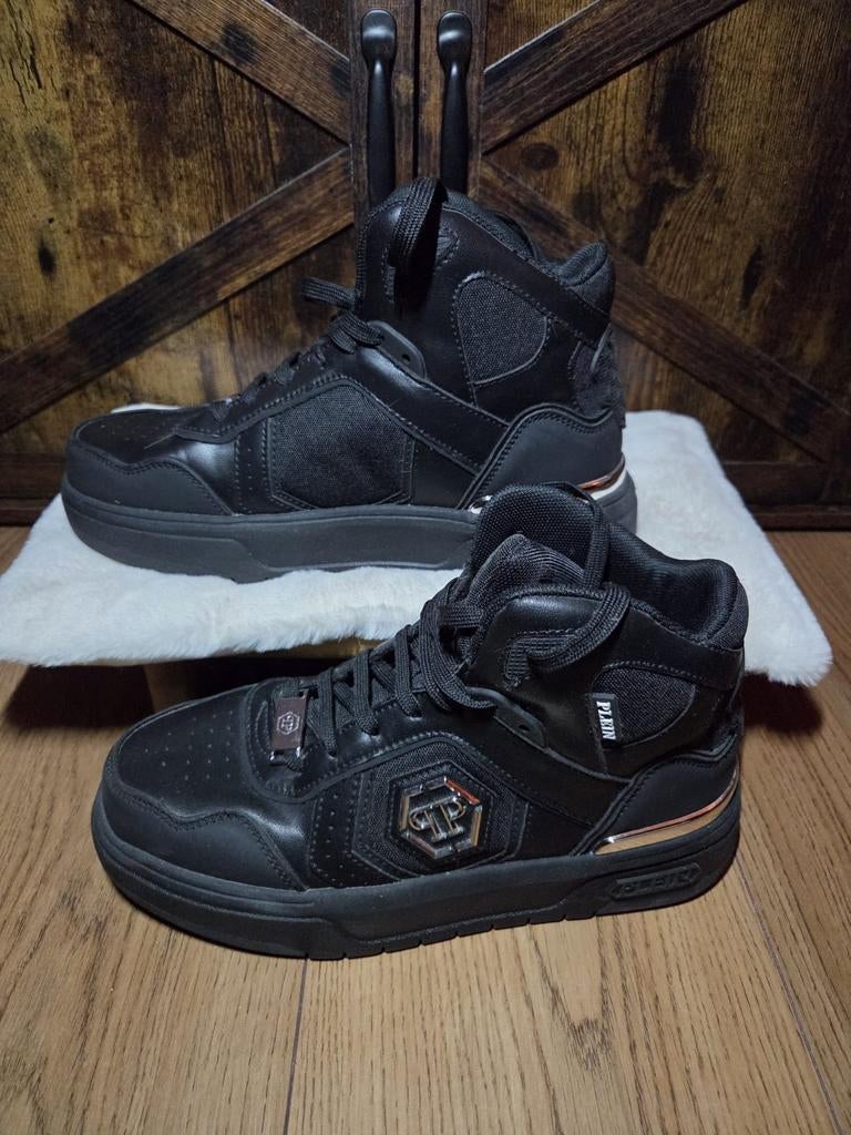 Philipp Plein Hi-Top Sneakers Predator Zwart Maat 40, Ophalen of Verzenden