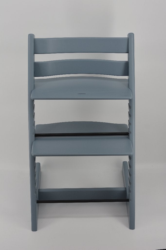 Stokke Tripp Trapp Denim Drift – Tripp Trapp Refurbished, Verzenden, Zo goed als nieuw, Meegroeistoel, Aanschuifbaar