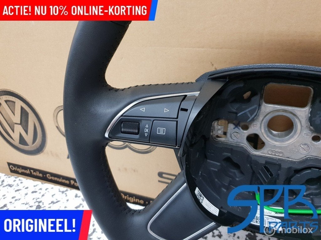 A3 8V 4 SPAAK LEDEREN MULTI Stuurwiel leder 8U0419091B STUUR, Auto-onderdelen, Besturing, Audi, Gebruikt, Audi, Ophalen of Verzenden