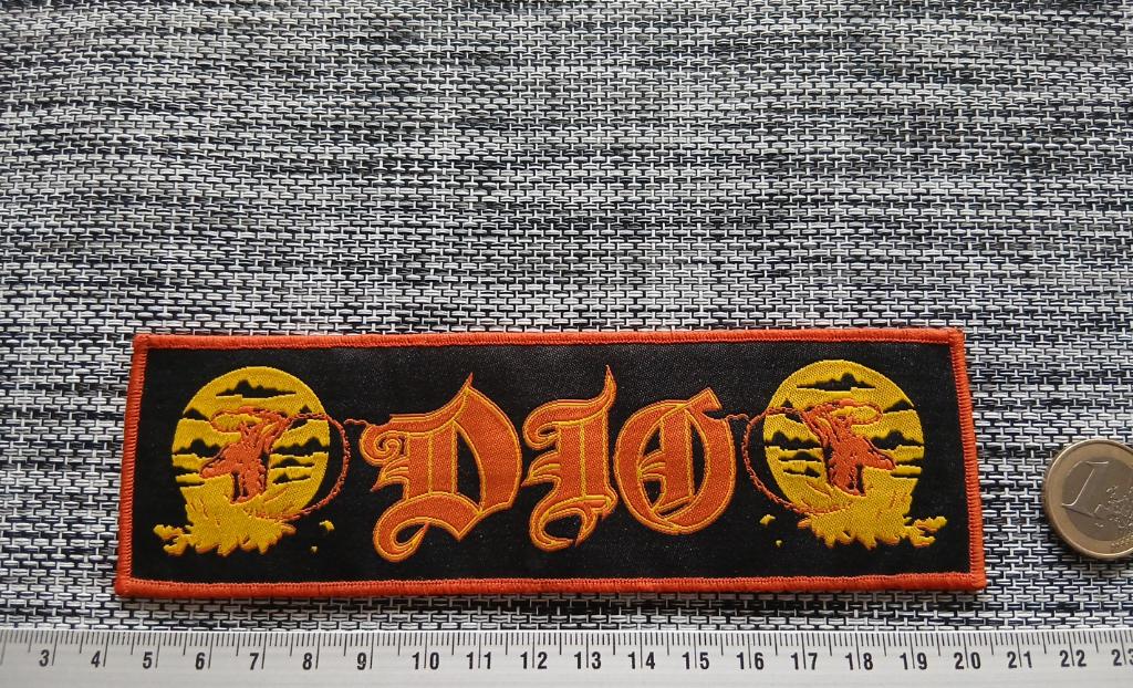 DIO  zeer mooie  zeldzame strip patch 20 holy diver 5x17cm, Verzenden, Nieuw, Kleding