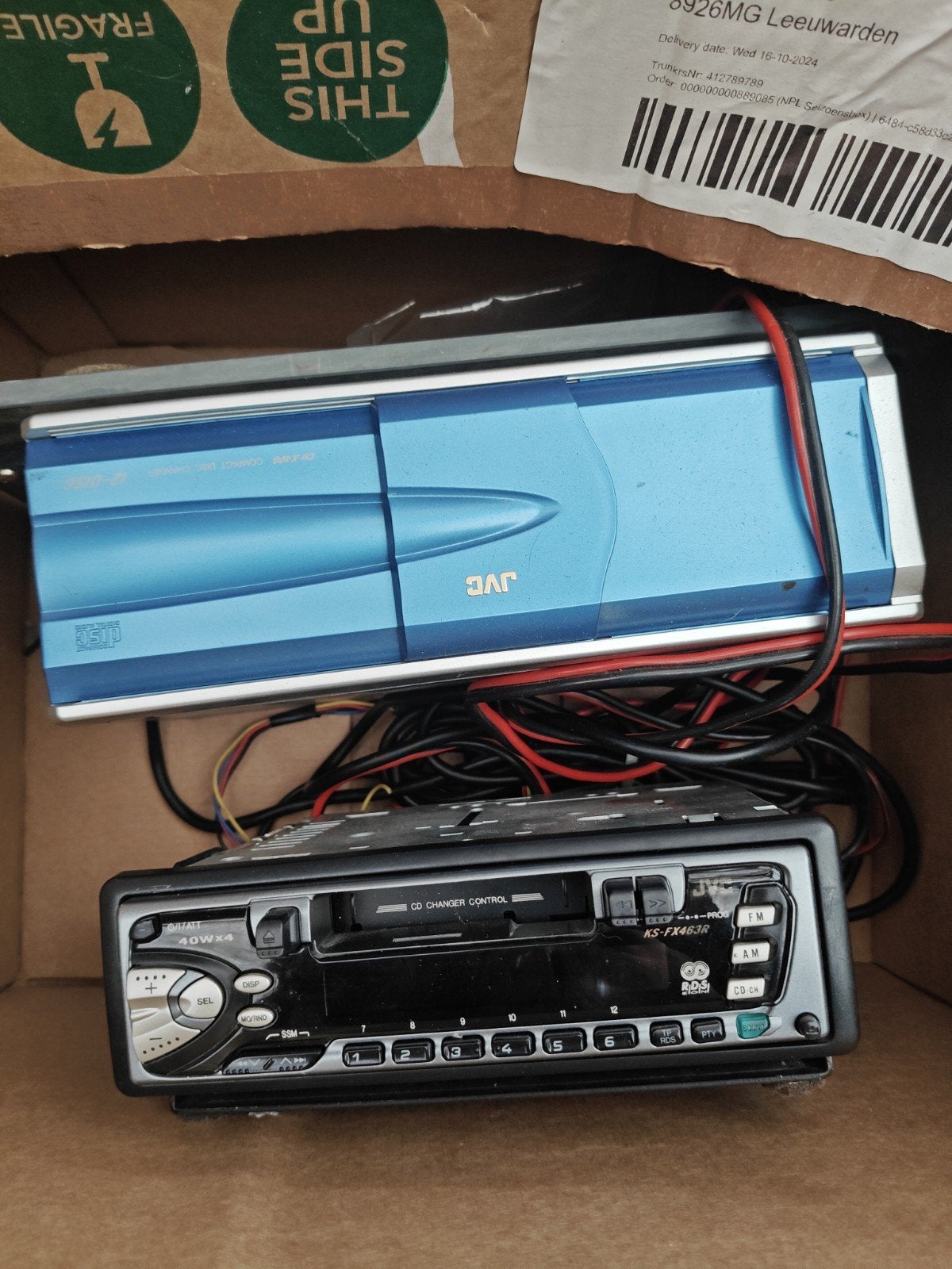 JVC Autoradio met CD-wisselaar - Werkend, Auto diversen, Ophalen, Gebruikt