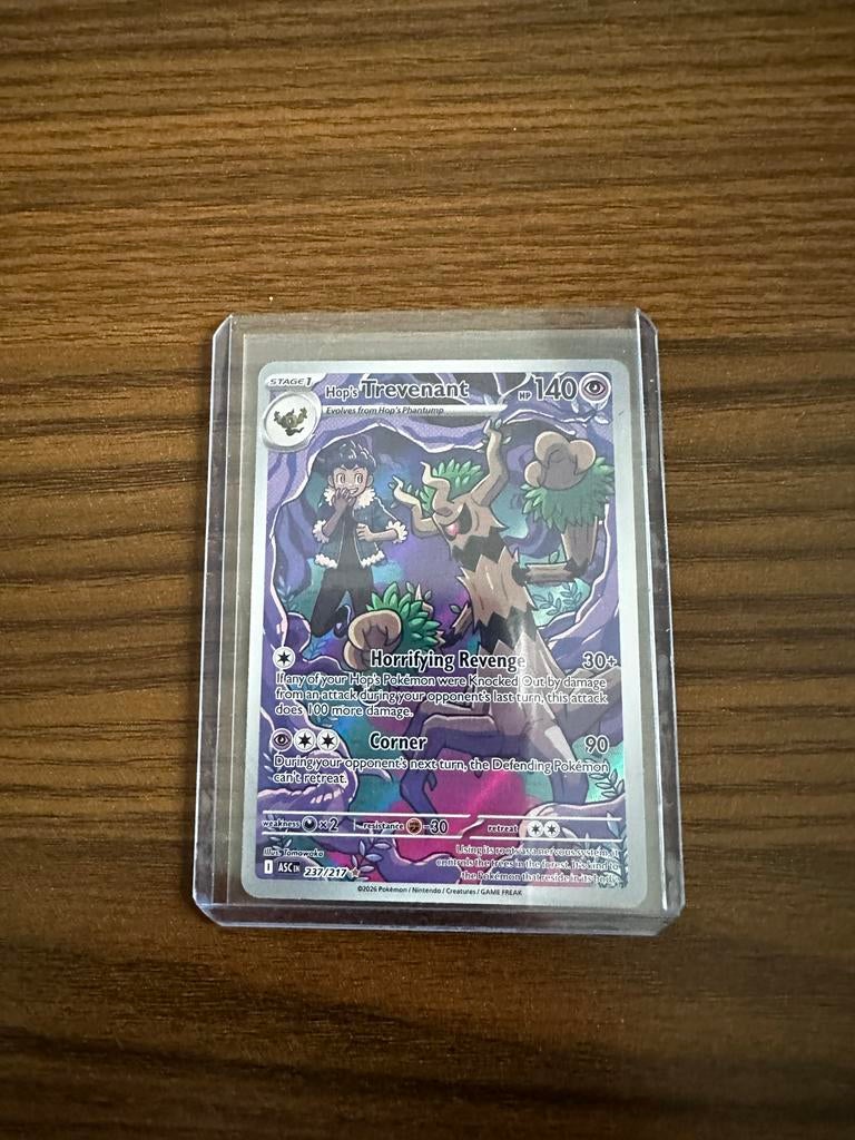 Hop's Trevenant 237/217, Ophalen, Gebruikt, Losse kaart, Foil