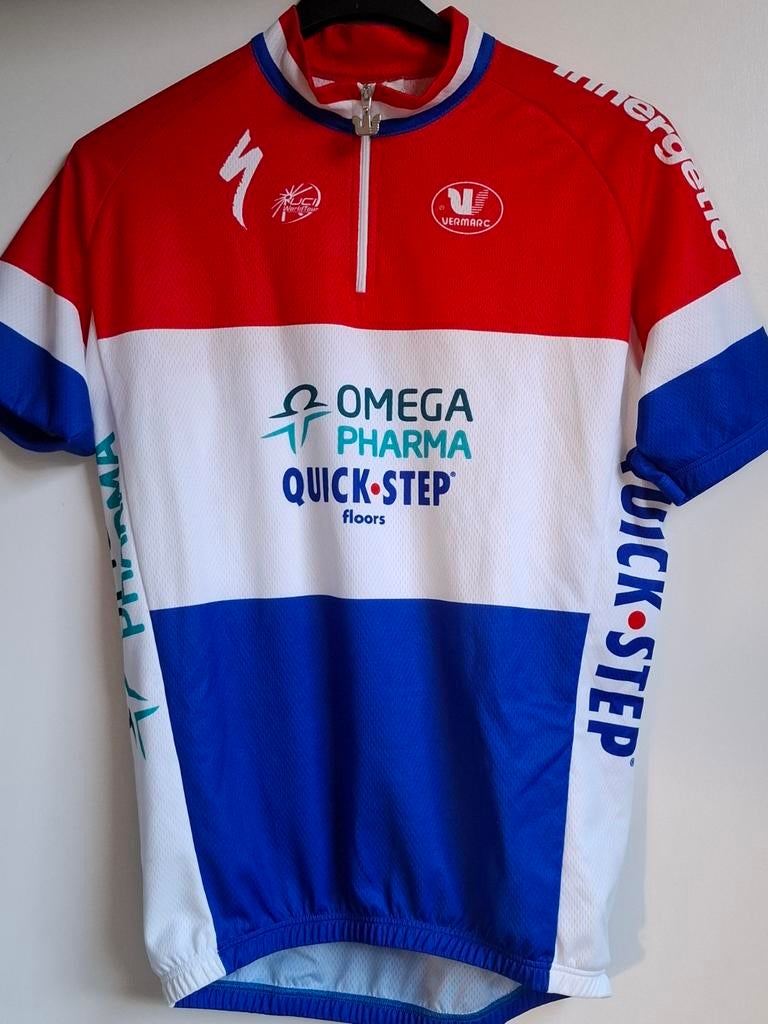 Nederlands kampioen wielershirt Quickstep wielertrui, Ophalen of Verzenden, Zo goed als nieuw, Kleding