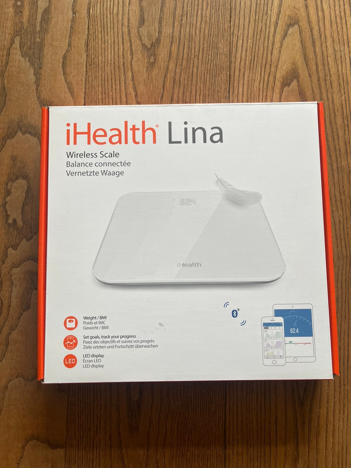 Ihealth Lina weegschaal, Ophalen, 1 tot 500 gram, Nieuw, 100 kg of meer