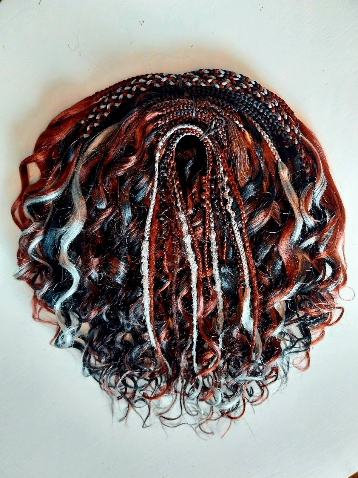 Synthetisch haar.  Krullen,vlechten,dreads., Ophalen of Verzenden, Nieuw, Pruik of Haarverlenging