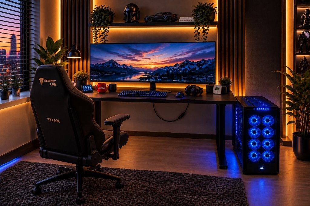 Samsung CRG9 49” Super Ultrawide QLED – 5120x1440 – 120Hz