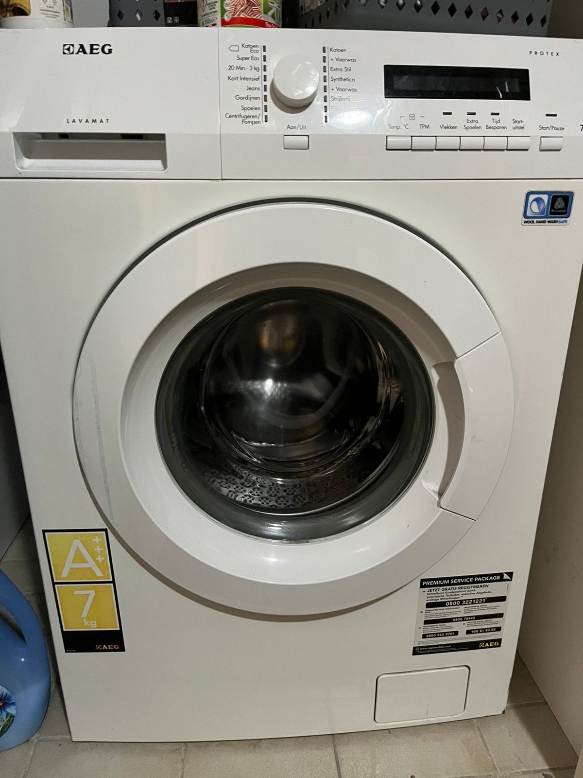 AEG wasmachine, Witgoed en Apparatuur, Wasmachines, Ophalen, Gebruikt, Voorlader, 85 tot 90 cm