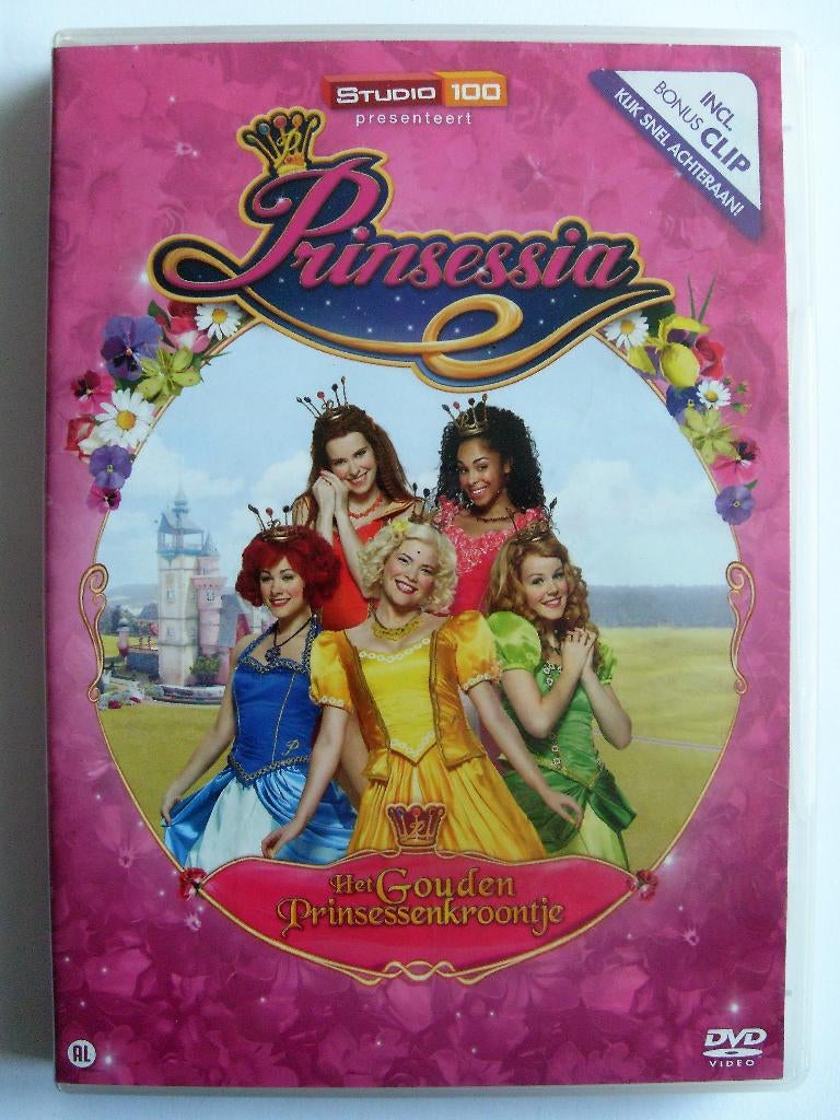 Prinsessia - Het Gouden Prinsessenkroontje (originele dvd), Avontuur, Gebruikt, Alle leeftijden, Ophalen of Verzenden
