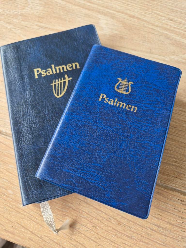 Berijmde Psalmen 2 psalmenboeken blauw, Ophalen of Verzenden, Zo goed als nieuw