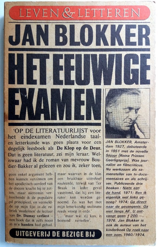 Jan Blokker - Het eeuwige examen, Ophalen of Verzenden, Gelezen, Nederland