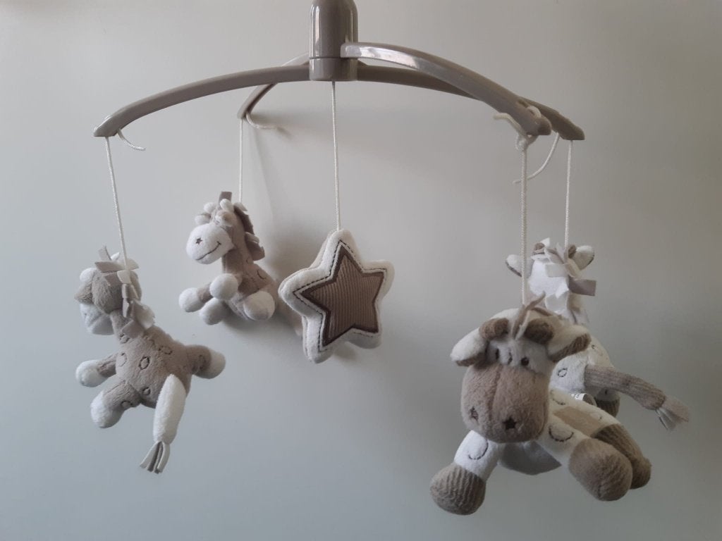 box mobiel Tiamo, Kinderen en Baby's, Ophalen of Verzenden, Zo goed als nieuw, Mobiel, Met geluid