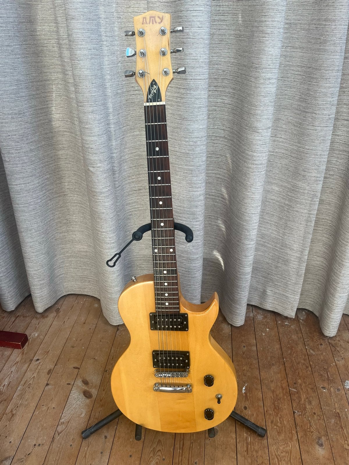 Model Les Paul, met nieuwe flatwound snaren, Ophalen, Gebruikt, Solid body, Overige merken