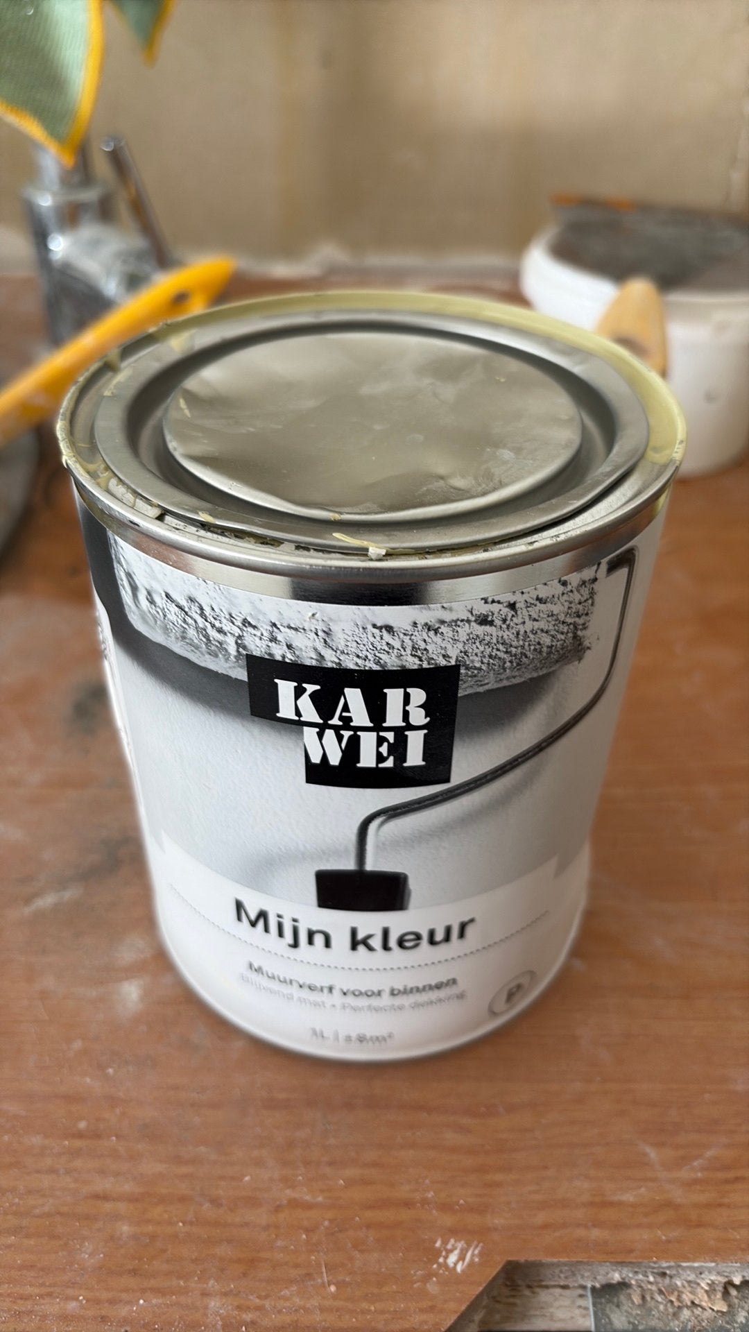 Muurverf Wild rye, Ophalen of Verzenden, Zo goed als nieuw, Groen