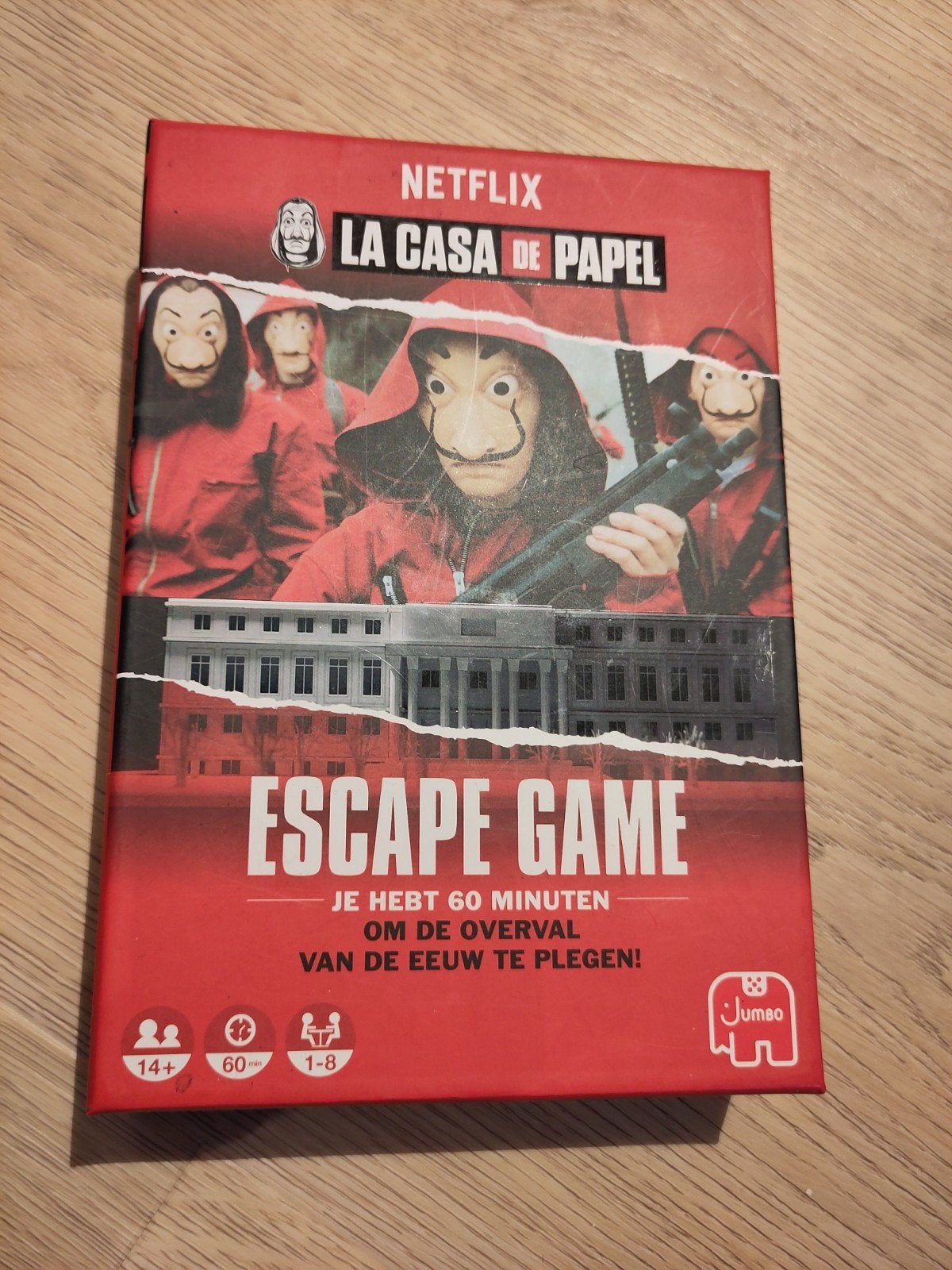 La Casa de Papel Escape Game - Netflix Serie, Een of twee spelers, Ophalen of Verzenden, Zo goed als nieuw, Jumbo spellen