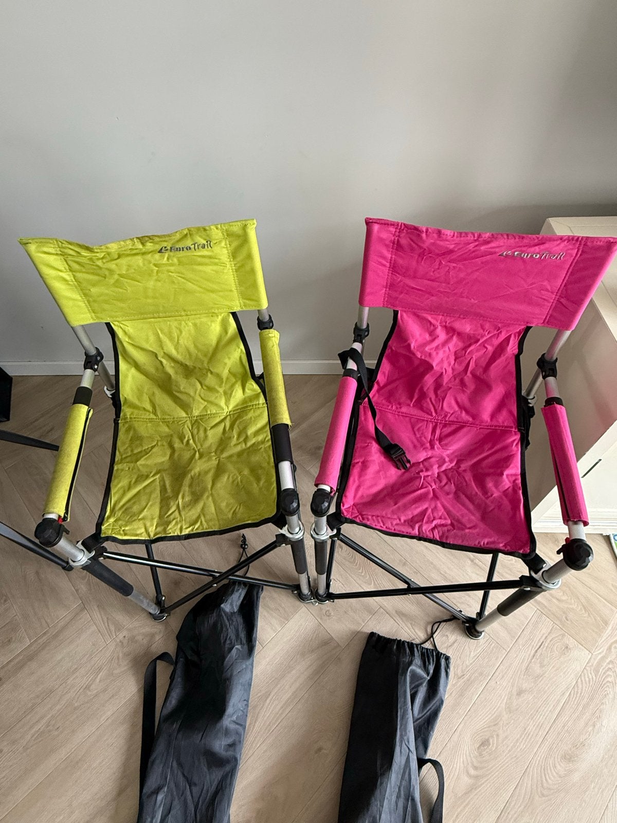 Eurotrail Petit junior Campingstoelen, Caravans en Kamperen, Kampeermeubelen, Ophalen, Gebruikt, Campingstoel