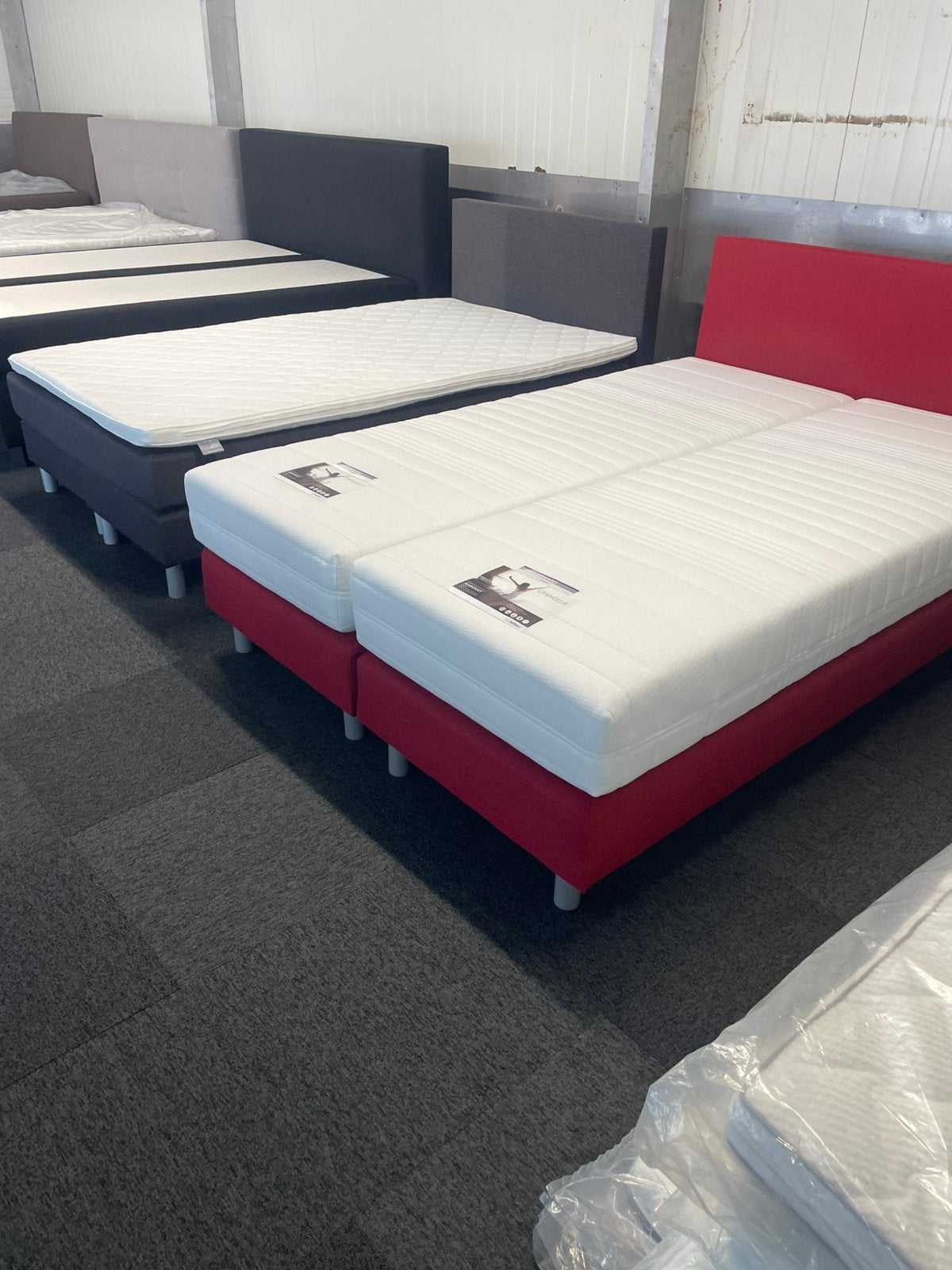Mooie boxsprings bedden in verschillende maten, Doe-het-zelf en Verbouw, ?, Zo goed als nieuw, Overige materialen, 50 tot 100 mm