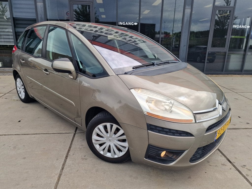 Citroen C4 Picasso 1.8-16V Ambiance 5p. - Clima - Cruise - E, Auto's, Gebruikt, Zwart, 4 cilinders, Bruin