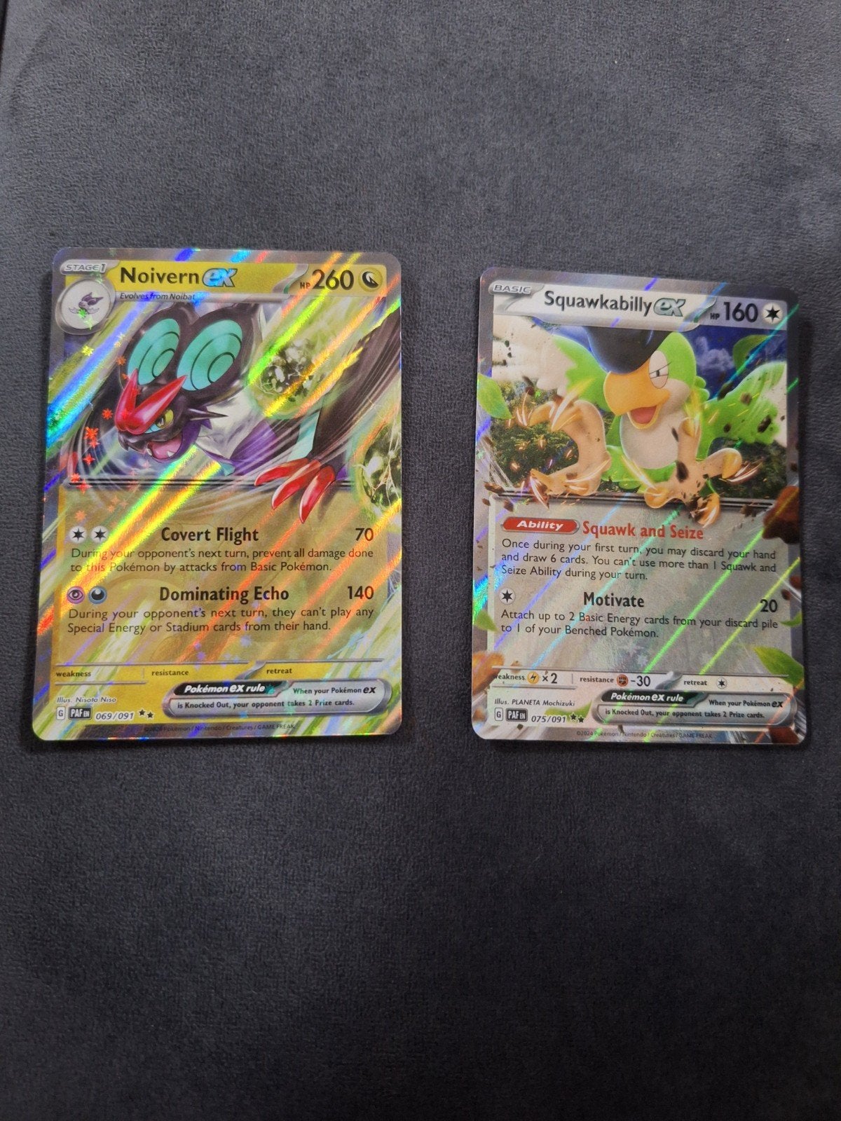 Noivern EX en squawkabilly EX, Ophalen, Nieuw, Meerdere kaarten