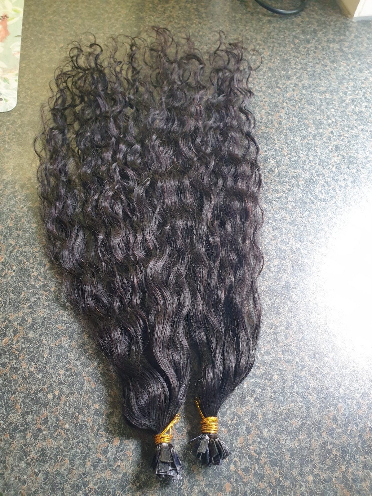 Keratin Wax human hair extensions., Ophalen of Verzenden, Pruik of Haarverlenging