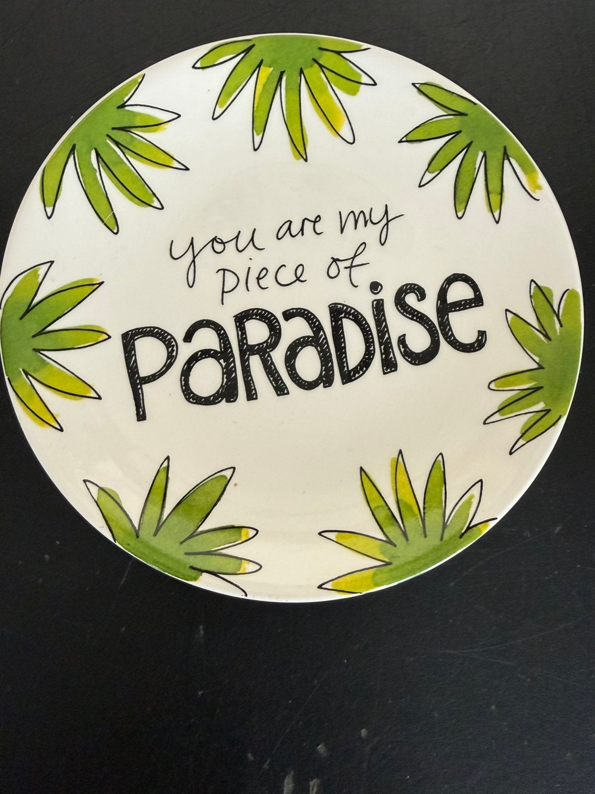 Gebaksbordje paradise blond Amsterdam, Ophalen of Verzenden, Zo goed als nieuw, Bord(en), Overige stijlen