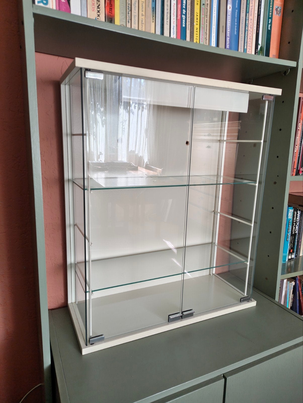 Vintage vitrinekastje Niels Gammelgaard voor Ikea, Ophalen, Glas, 50 tot 100 cm, Minder dan 100 cm