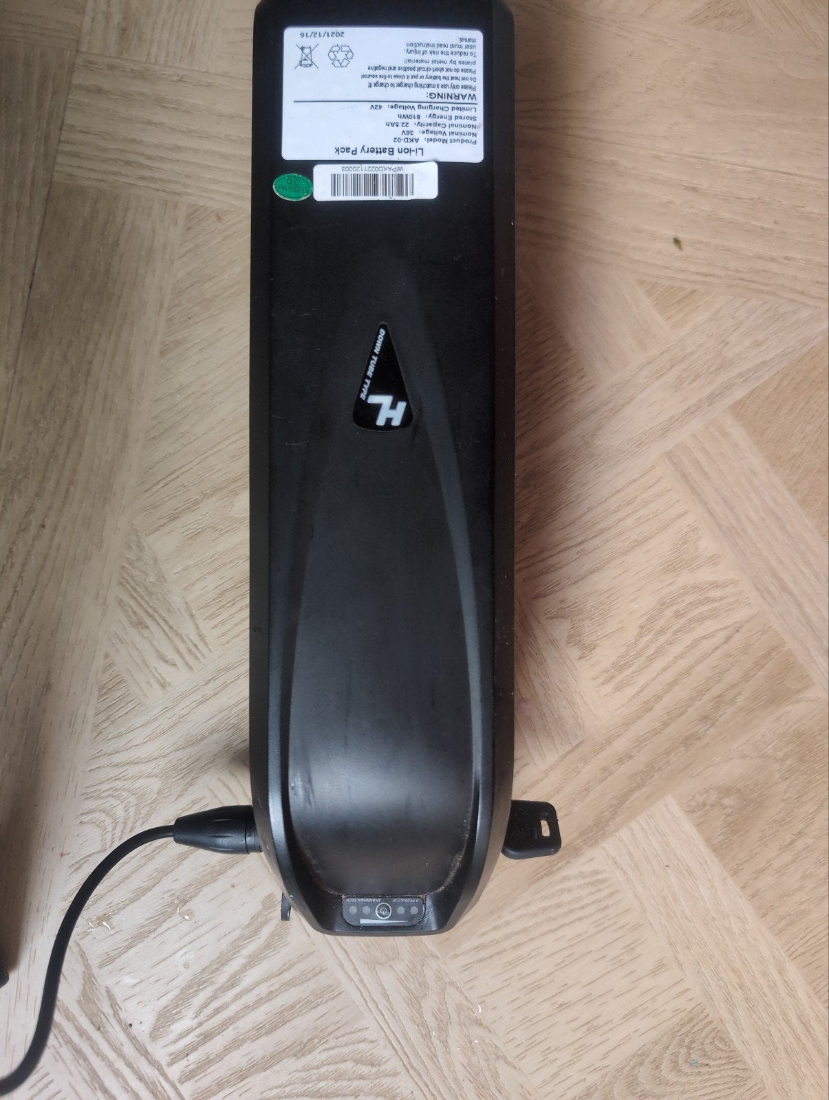 Li-ion Accupack AKD-02 voor E-bike (36V, 22.5Ah), Ophalen of Verzenden, Gebruikt