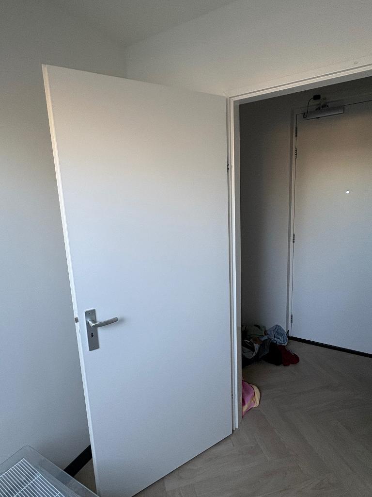 Opdekdeur, Doe-het-zelf en Verbouw, Deuren en Horren, Ophalen, 80 tot 100 cm, Binnendeur, Nieuw