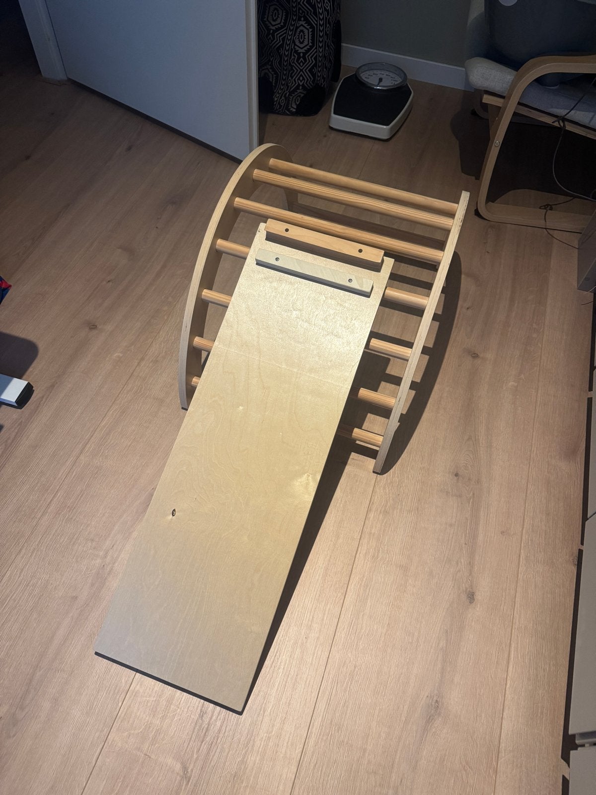 Houten klimrek en glijbaan voor kinderen, Ophalen of Verzenden, Zo goed als nieuw, Glijbaan