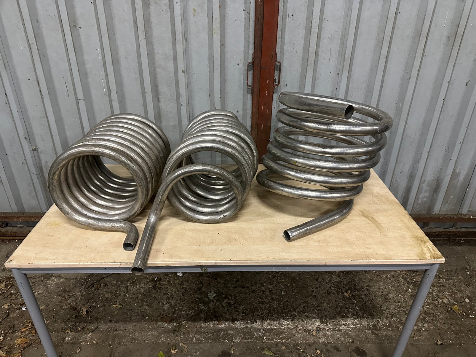 RVS316 Warmtewisselaar / Spiraal – 50 mm buis, Ophalen of Verzenden, Zo goed als nieuw
