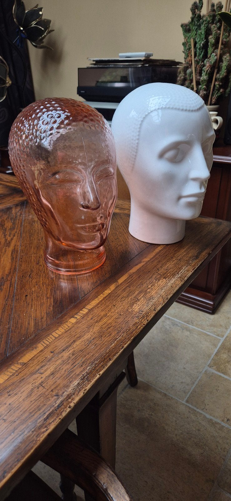 Decoratieve Koptelefoon Hoofden - Glas & Keramiek, Ophalen of Verzenden
